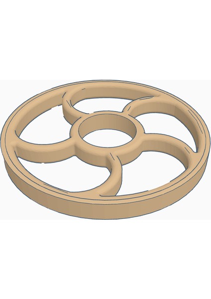 Yuvarlak Fidget Spinner (Abd Olmadan) - Azaltıcı Döner Mekanizma THN2424623