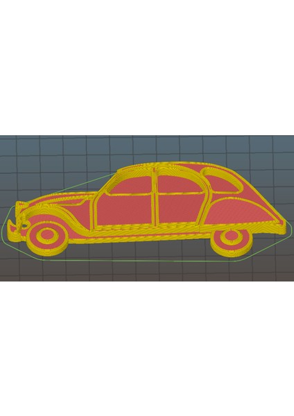 Citroen 2cv Anahtar Zinciri THN2060446