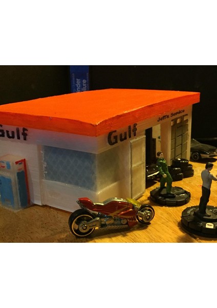 Gulf Service Istasyonu 70er ve 80er THN4969314