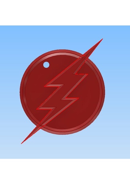 Flash Sembol Anahtar Zinciri (Cw-Tv Sürümü) THN2812016