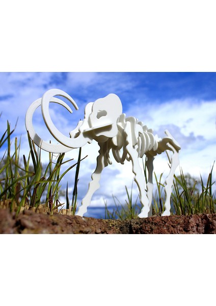 Mamut Iskelet 3D Bulmaca Kit Kartı THN6666454 fırsatları