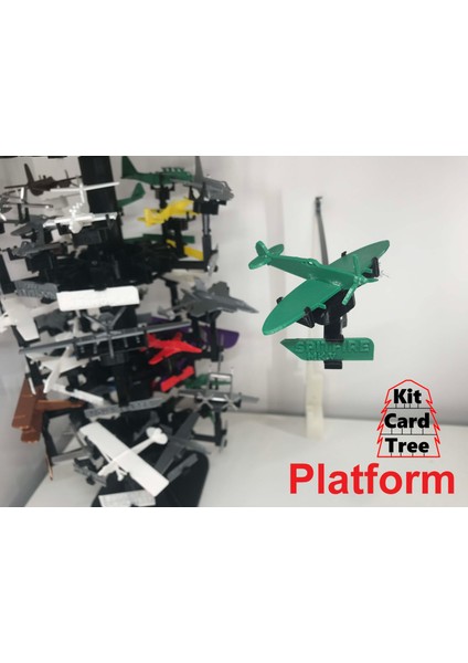 Nakozen Tarafından Spitfire Mkv Için Kit Kart Ağacı Platformu THN5257465