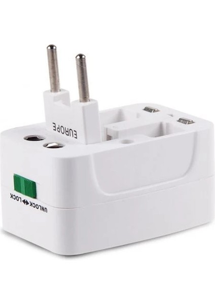 Üniversal Seyahat Adaptörü Multifunction Travel Plug Adapter Converter Charger Worldwide Universal Us Uk Au Eu Electrical Power Plug Adaptör