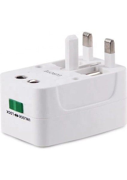 Üniversal Seyahat Adaptörü Multifunction Travel Plug Adapter Converter Charger Worldwide Universal Us Uk Au Eu Electrical Power Plug Adaptör