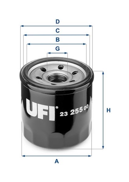 Yağ Filtresi Opel Agıla B 1.0l 1.2l / Chevrolet Kalos. Aveo. Matız. Spark 1.0l 1.2l 03- / Suzukı Sw Ift 90- / Alto. Maruttı 86- / Daıhatsu Terıos 97- / Feroza. Applause 88-