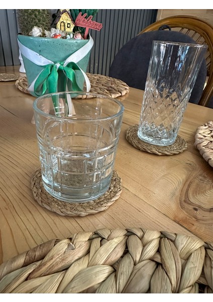 Dekoratif Doğal Hasır Bardak Altlığı – 6’lı Set fiyatları