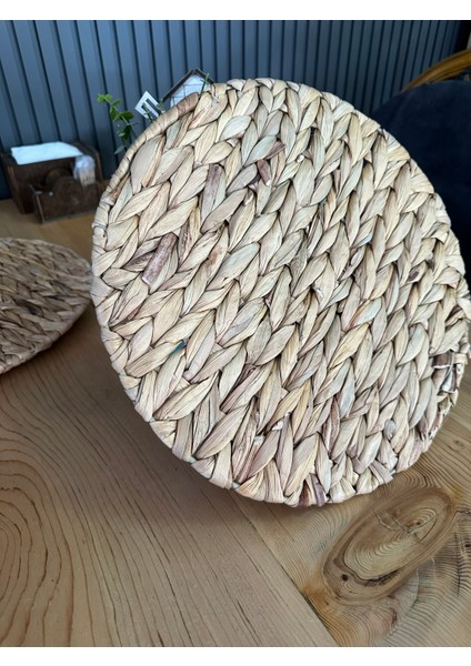 Doğal Su Sümbülü Örgü Amerikan Servis – 35 cm 2'li indirimleri