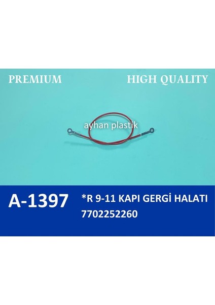 Motor Kaput Gergi Halatı R9-R11