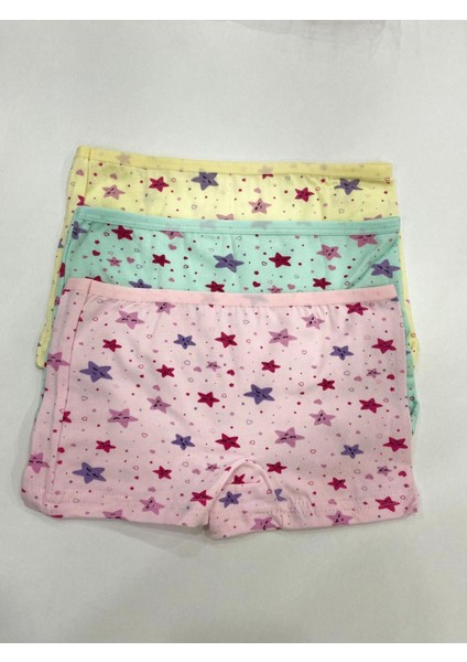 Ays 3lü Kız Boxer Set 1005-2