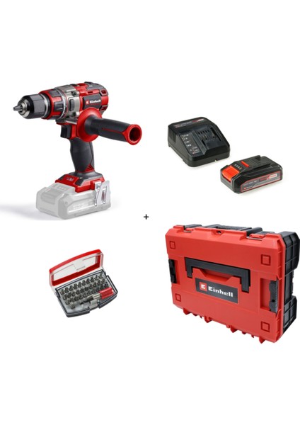 Tp-Cd 18/80 Li Bl Solo Darbesiz Matkap Vidalama + 1 x 2.5 Ah Starter Kit Akü (Çanta ve Bits Uç Dahil)