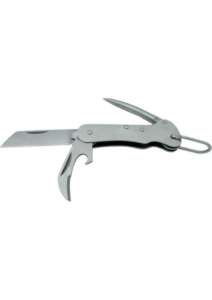 153 Gümüş Gemici Çakı 9,5 cm - Metal Sap, Manuel