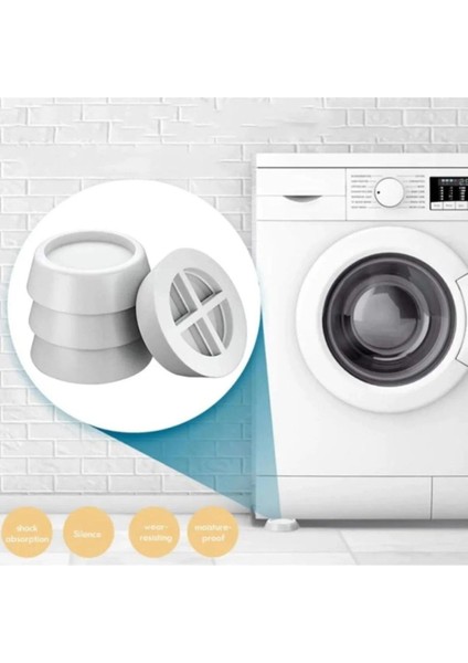 Çamaşır Bulaşık Makinası Beyaz Eşya Titreşim Önleyici Yükseltici Ayağı Altlığı Ayakları 4 Adet fırsatları