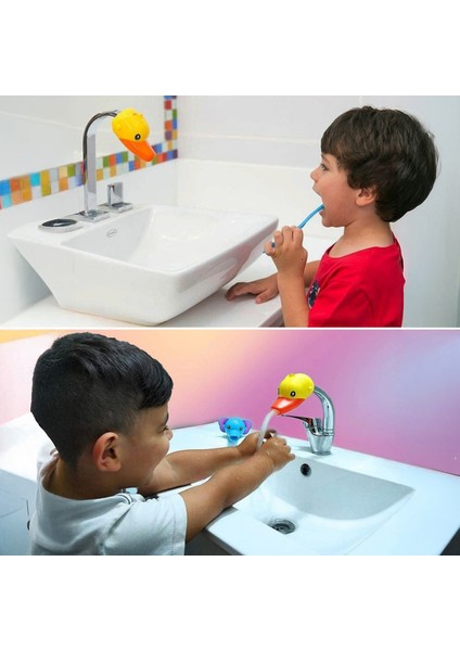 Çocuklar Için Ördek Musluk Uzatma Başlığı -Ördek Musluk Ucu Lavabo Musluğu fiyatları