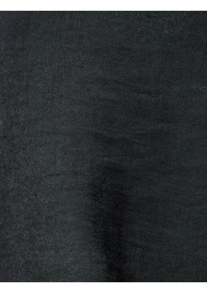 Rahat Kalıp Ceket Yaka 3/4 Kol Katlama Detaylı Bluz