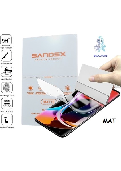 Samsung Galaxy S6 Nano Ekran Koruyucu Esnek Ultra Ince Sandex - Mat