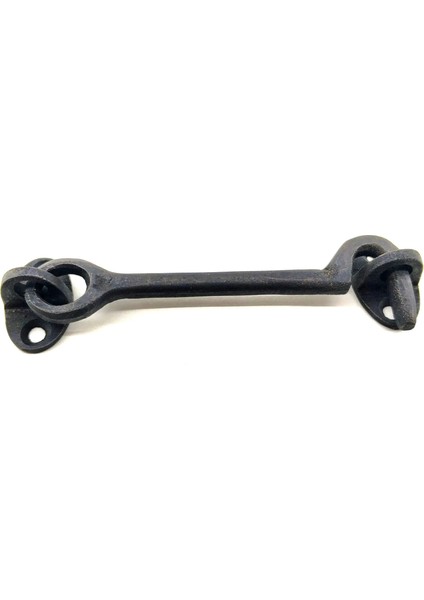 Antika Tarz Dekoratif Pirinç Çengeli - 13CM, Oksit