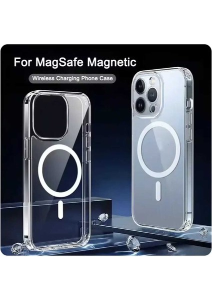 Iphone 16 Pro Magsafe Destekli Sert Silikon Kılıf