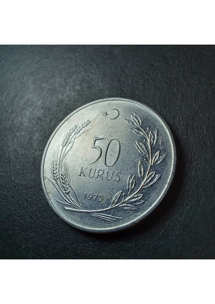 39963682CFA46967A8 1977 Akmonital 50KURUŞ Ça/çil Eski Madeni Para fiyatları