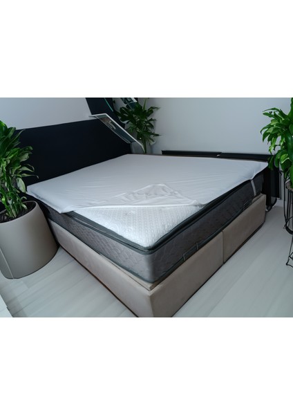 Sıvı Geçirmez Dört Köşe Lastikli Yatak Koruyucu Havlu Alez 150x200