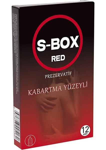 Red Haz Kabartma Yüzeyli Prezervatif