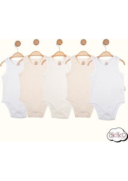 5'li Bebek Badi Atlet , %100 Organik Kumaş Unisex Yeni Doğan Bebek Giyim , Erkek Bebek Giyim , Kız Bebek Giyim
