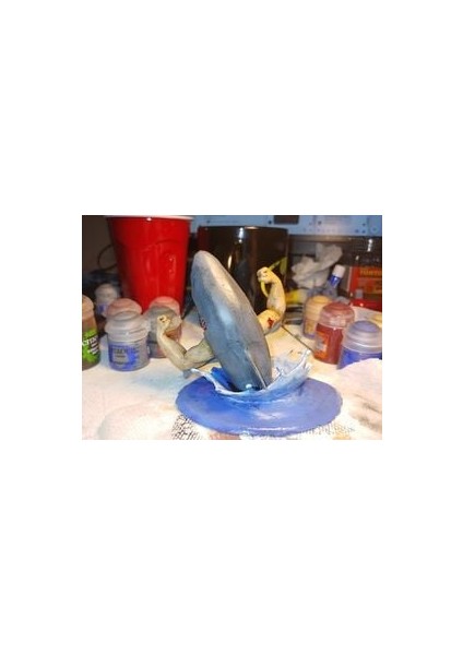 Sığır Köpekbalığı Destekleniyor (Plastik Aparattır)