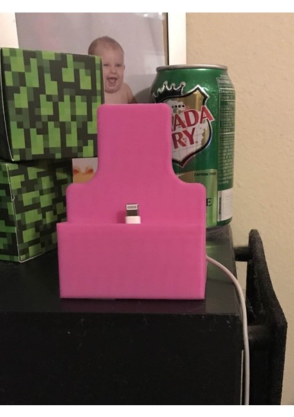 Iphone 6, 6s, 7 Dock - Otterbox Defender Kılıfında - Gerçekten Uyar - ve Yerine Kilitlenir (Plastik Aparattır!!!)