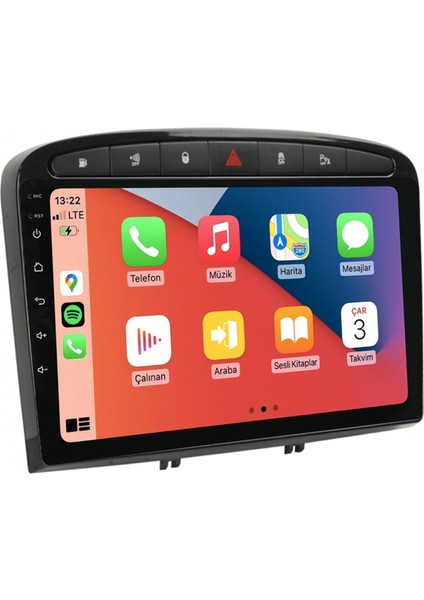 Peugeot 308 Multimedya (2008-2013) 6 GB Ram 64 GB Hafıza 8 Çekirdek Navigatör Premium Series