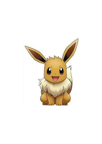 Pokémon - Evoli Hd ( Eevee ) - Kolay Baskı (Plastik Aparattır!!!)