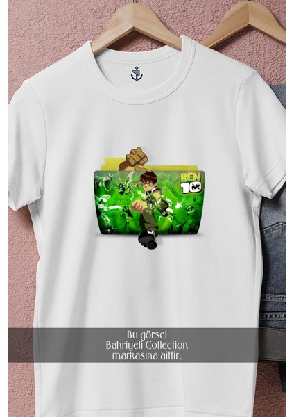 Oversize Ben 1 0 Çizgi Film Tasarımlı Unisex T-Shirt fiyatları