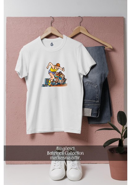 Oversize Athletics Olympic Sports Competition Tasarımlı Unisex T-Shirt
