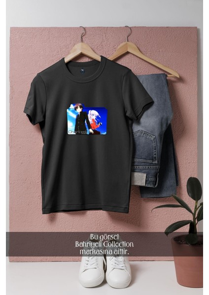 Oversize Charlotte V1 Anime Tasarımlı Unisex T-Shirt