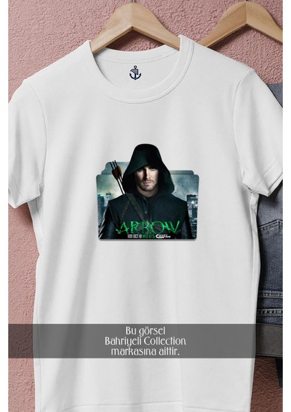 Oversize Arrow Yabancı Dizisi Tasarımlı Unisex T-Shirt fiyatları
