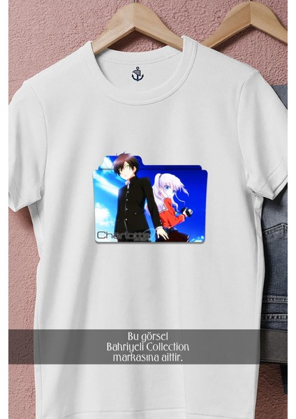 Oversize Charlotte V1 Anime Tasarımlı Unisex T-Shirt fiyatları