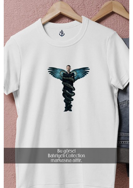 Oversize Dr House Medicine Symbol Tasarımlı Unisex T-Shirt fiyatları
