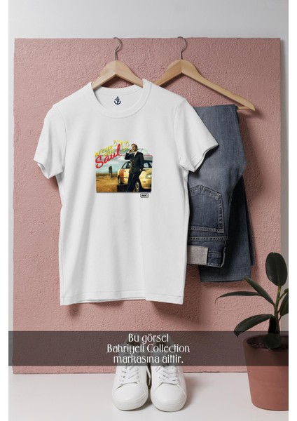 Oversize Better Call Saul Tasarımlı Unisex T-Shirt