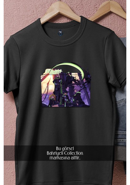 Oversize Owari No Seraph Tasarımlı Unisex T-Shirt fiyatları