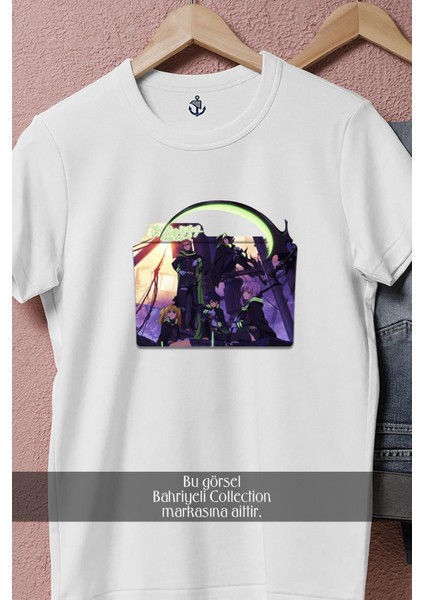 Oversize Owari No Seraph Tasarımlı Unisex T-Shirt fiyatları