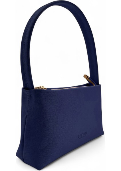 Kadın Basic Tek Saplı Fermuarlı Baget El ve Omuz Çantası 27X15X7 cm