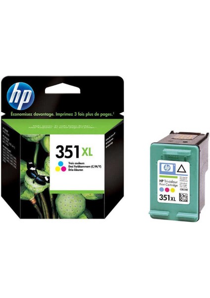 Hp 351XL Renkli Orjinal Kartuş 0,6k