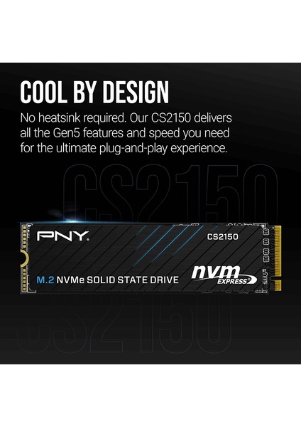Teknoteg - Pny CS2150 1tb 10200/8300 Mb/s M.2 Nvme SSD (M280CS2150-1TB-TB)