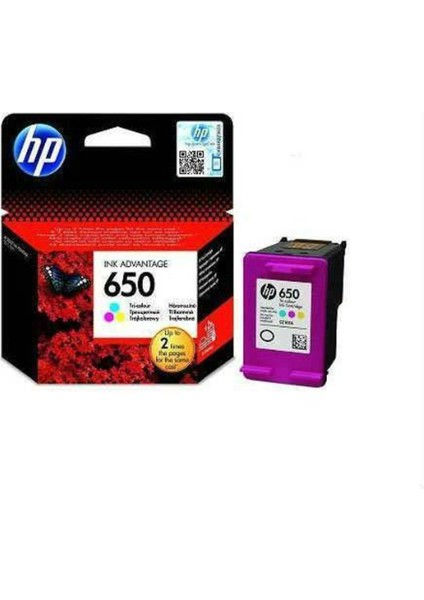 Hp 650 Renkli Orjinal Kartuş 0,2k
