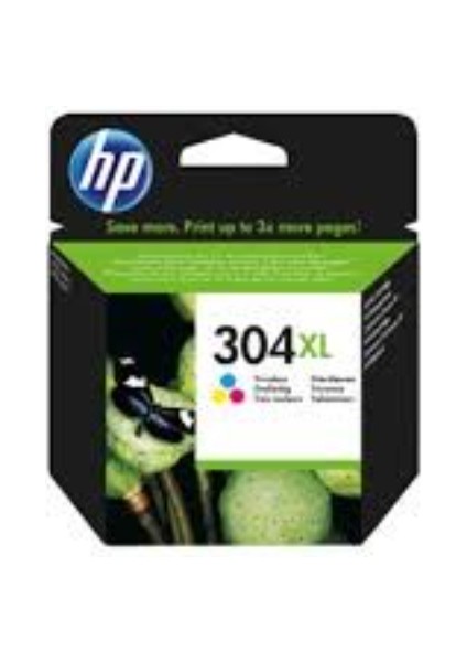 Hp 304XL Renkli Orjinal Kartuş 0,3k