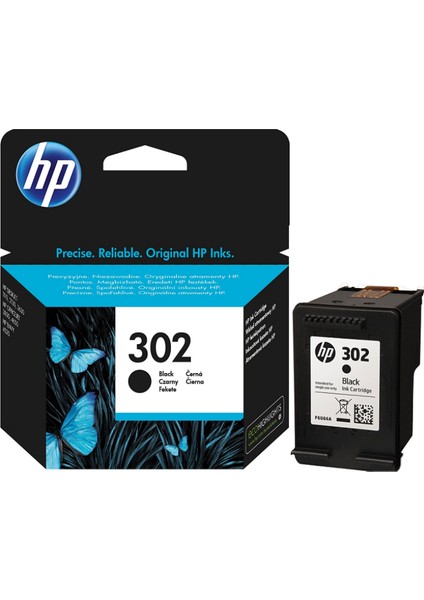 Hp 302 Siyah Orjinal Kartuş 0,19K