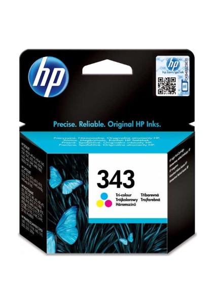 Hp C8766E (343) Renkli Orjinal Kartuş 0,33K