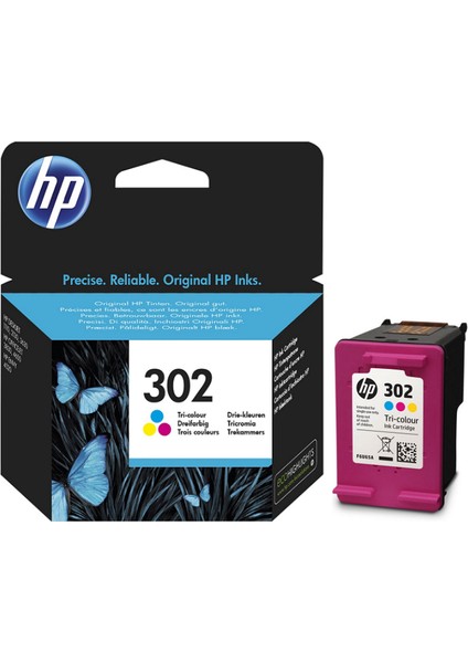 Hp 302 Renkli Orjinal Kartuş 0,165K