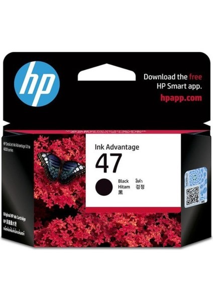 Hp 47 Siyah Orjinal Kartuş 1,3k