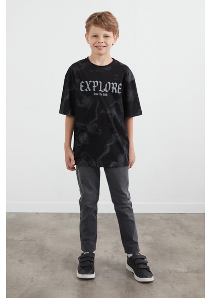 Explore Yazı Baskılı Erkek Çocuk Tişört fiyatları