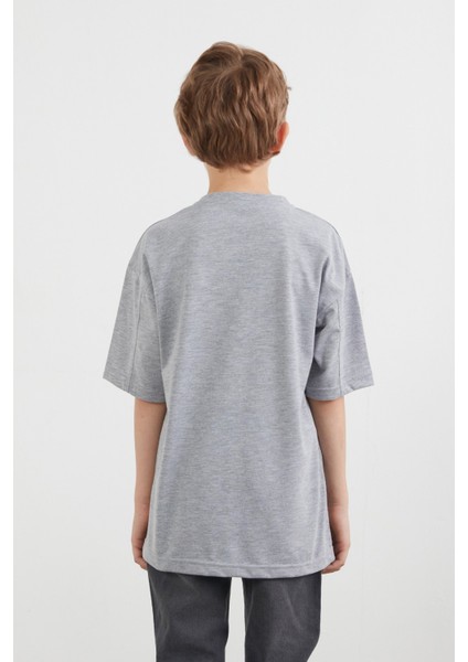 Newyork Yazı ve Ayıcık Baskılı Erkek Çocuk Tişört fırsatları