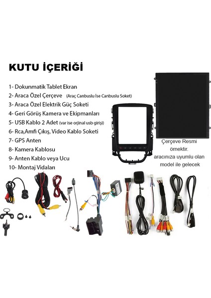 Ford Fiesta Tesla Multimedya (2009-2017) 4 GB Ram 64 GB Hafıza 8 Çekirdek Navigatör Premium Series modelleri